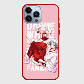 Чехол для iPhone 13 Pro Max с принтом Divine white snake в Петрозаводске,  |  | akura | kamisama kiss | kitsune | mizuki | nanami | tomoe | yokai | акура | аниме | бог | боги | демон лис | демоны | ёкай | змея | йокай | кицуне | лис | мидзуки | мизуки | нанами | неко | очень приятно бог | томое | томоэ