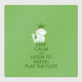 Магнитный плакат 3Х3 с принтом Mizuki play the flute в Петрозаводске, Полимерный материал с магнитным слоем | 9 деталей размером 9*9 см | akura | kamisama kiss | kitsune | mizuki | nanami | tomoe | yokai | акура | аниме | бог | боги | демон лис | демоны | ёкай | змея | йокай | кицуне | лис | мидзуки | мизуки | нанами | неко | очень приятно бог | томое | томоэ