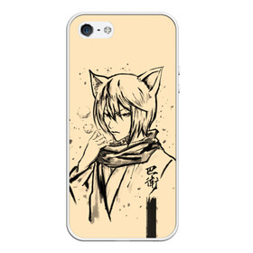 Чехол для iPhone 5/5S матовый с принтом Kitsune Tomoe в Петрозаводске, Силикон | Область печати: задняя сторона чехла, без боковых панелей | Тематика изображения на принте: akura | kamisama kiss | kitsune | mizuki | nanami | tomoe | yokai | акура | аниме | бог | боги | демон лис | демоны | ёкай | змея | йокай | кицуне | лис | мидзуки | мизуки | нанами | неко | очень приятно бог | томое | томоэ