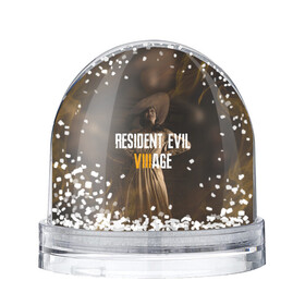 Игрушка Снежный шар с принтом RESIDENT EVIL VILLAGE | ЛЕДИ ДИМИТРЕСКУ (Z) в Петрозаводске, Пластик | Изображение внутри шара печатается на глянцевой фотобумаге с двух сторон | horror | resident evil | resident evil 8 | village | демитреска | деревня | димитреску | леди димитреска | обитель зла | резидент эвил | ресидент евил | хоррор