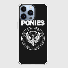 Чехол для iPhone 13 Pro с принтом Pony x Ramones в Петрозаводске,  |  | my little pony | ramones | дружба это чудо | единорог | единороги | май литл пони | мульт | мультфильм | рамонс | рок