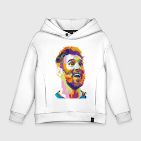 Детское худи Oversize хлопок с принтом Messi Smile в Петрозаводске, френч-терри — 70% хлопок, 30% полиэстер. Мягкий теплый начес внутри —100% хлопок | боковые карманы, эластичные манжеты и нижняя кромка, капюшон на магнитной кнопке | argentina | barca | barcelona | football | lionel | messi | spain | sport | аргентина | барса | барселона | гол | золотой мяч | игрок | испания | камп ноу | лионель | месси | мяч | спорт | тренер | футбол | чемпион | чемпионат