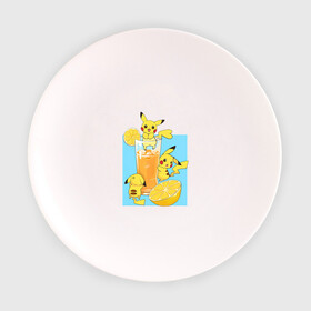 Тарелка с принтом Пикачу в лимонаде в Петрозаводске, фарфор | диаметр - 210 мм
диаметр для нанесения принта - 120 мм | anime | picachu | pikachu | аниме | красная шапочка | милый | пика | пикачу | покебол | покемон
