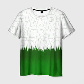 Мужская футболка 3D с принтом GREEN POWER в Петрозаводске, 100% полиэфир | прямой крой, круглый вырез горловины, длина до линии бедер | eco | green peace | nature | vegan | вегетарианство | гринпис | зеленая сила | летний | натуральный | природа | свежий | тренд | эко | экология | яркий