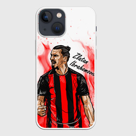 Чехол для iPhone 13 mini с принтом ЗЛАТАН ИБРАГИМОВИЧ   МИЛАН в Петрозаводске,  |  | fire | football | sport | zlatan ibrahimovic | златан ибрагимович | милан | огонь | пламя. | сборная швеции | спорт | футбол