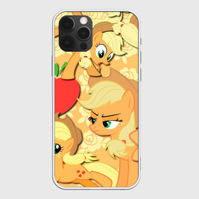 Чехол для iPhone 12 Pro Max с принтом Applejack pattern в Петрозаводске, Силикон |  | my little pony | дружба это чудо | единорог | единороги | май литл пони | мульт | мультфильм