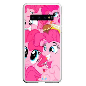 Чехол для Samsung Galaxy S10 с принтом Pinkie Pie pattern в Петрозаводске, Силикон | Область печати: задняя сторона чехла, без боковых панелей | my little pony | дружба это чудо | единорог | единороги | май литл пони | мульт | мультфильм