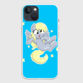 Чехол для iPhone 13 с принтом Пони в звёздном небе в Петрозаводске,  |  | my little pony | дружба это чудо | единорог | единороги | май литл пони | мульт | мультфильм