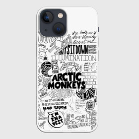 Чехол для iPhone 13 mini с принтом Arctic Monkeys в Петрозаводске,  |  | actic monkeys | рок