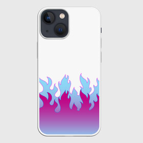 Чехол для iPhone 13 mini с принтом ПЛАМЯ 1.0 в Петрозаводске,  |  | fire | flame | flamer | горячий | лето | неон | нитро | огонь | ретро | стиль | тренд | языки пламени | яркий