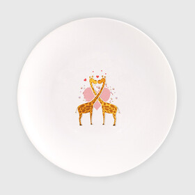 Тарелка с принтом влюблённые жирафики в Петрозаводске, фарфор | диаметр - 210 мм
диаметр для нанесения принта - 120 мм | влюбленные | животные | жирафики | жирафы | звери | любовь | мило | сердце | симпатия | чувства