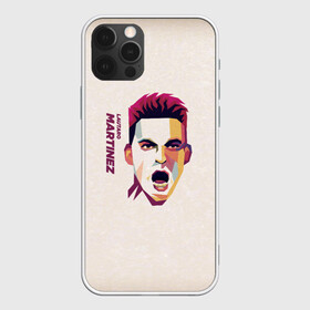 Чехол для iPhone 12 Pro с принтом Martinez Pop Art в Петрозаводске, силикон | область печати: задняя сторона чехла, без боковых панелей | Тематика изображения на принте: argentina | art | champion | football | form | international | lautaro | martinez | player | pop | racing | soccer | uniform | аргентина | интернационале | лаутаро | легенда | мартинес | расинг | форма | футбол | футбола | футболист | чемпио