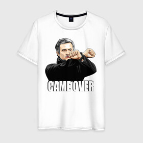 Мужская футболка хлопок с принтом Came Over в Петрозаводске, 100% хлопок | прямой крой, круглый вырез горловины, длина до линии бедер, слегка спущенное плечо. | jose mourinho | vdgerir | жозе моуринью