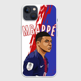 Чехол для iPhone 13 с принтом КИЛИАН МБАППЕ   KYLIAN MBAPPE в Петрозаводске,  |  | football | kylian mbapp lottin | sport | килиан мбаппе | пари сен жермен | сборная франции. | спорт | футбол