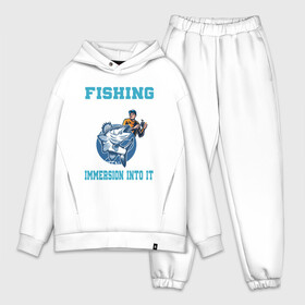 Мужской костюм хлопок OVERSIZE с принтом FISHING PLANET Рыбалка в Петрозаводске,  |  | fish | карп | лето | отдых | поклев | рыба | рыбалка | рыболов | спиннинг | удилище | удочка