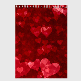 Скетчбук (блокнот) с принтом СЕРДЕЧКИ HEARTS (Z) в Петрозаводске, 100% бумага
 | 48 листов, плотность листов — 100 г/м2, плотность картонной обложки — 250 г/м2. Листы скреплены сверху удобной пружинной спиралью | Тематика изображения на принте: affection | cardiac | fondness | heart | love | loving | любимая | любимый | любовь | любоф | любофф | любофь | надписи | надпись | сердечко | сердце | сердцевина | сердчишко