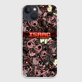 Чехол для iPhone 13 с принтом Binding of Isaac Stickerbomb в Петрозаводске,  |  | afterbirth | art | boss | game | gaming | pattern | roguelike | rpg | steam | stickerbombing | the binding of isaac | арт | графика | жертвоприношение исаака | игра | изаак | иллюстрация | паттерн | рисунки | рисунок | рогалик | стикербомбин