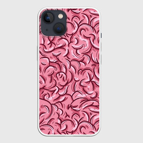 Чехол для iPhone 13 с принтом Текстура мозга в Петрозаводске,  |  | brain | pattern | texture | мозг | паттерн | текстура