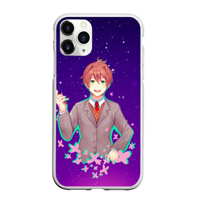 Чехол для iPhone 11 Pro Max матовый с принтом Protagonist в Петрозаводске, Силикон |  | anime | game | games | monika | natsuki | sayori | yuri | аниме | визуальный роман | доки доки | игра | игры | литературный клуб | моника | нацуки | саёри | юри