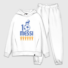 Мужской костюм хлопок OVERSIZE с принтом Месси   Чемпион в Петрозаводске,  |  | argentina | barca | barcelona | football | lionel | messi | spain | sport | аргентина | барса | барселона | гол | золотой мяч | игрок | испания | камп ноу | лионель | месси | мяч | спорт | тренер | футбол | чемпион |