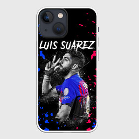 Чехол для iPhone 13 mini с принтом ЛУИС СУАРЕС   БАРСЕЛОНА в Петрозаводске,  |  | barcelona | football | luis suarez | sport | uefa | барселона | луис суарес | спорт | уефа. | футбол