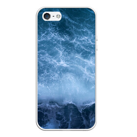 Чехол для iPhone 5/5S матовый с принтом океан в Петрозаводске, Силикон | Область печати: задняя сторона чехла, без боковых панелей | ocean | sea | киты | море | морские мотивы | морской принт | морской фон | океан | паттерн | рыбы | текстуры