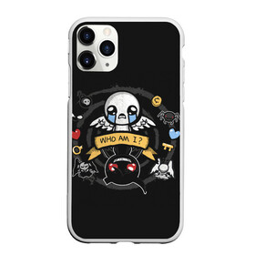 Чехол для iPhone 11 Pro Max матовый с принтом Who am i в Петрозаводске, Силикон |  | binding | game | games | hell | isaac | the binding of isaac | ад | жертвоприношение исаака | игра | игры | исаак