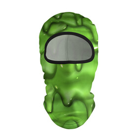 Балаклава 3D с принтом Green Slime в Петрозаводске, 100% полиэстер, ткань с особыми свойствами — Activecool | плотность 150–180 г/м2; хорошо тянется, но при этом сохраняет форму. Закрывает шею, вокруг отверстия для глаз кайма. Единый размер | Тематика изображения на принте: drips | green | slime | желе | зелёный | слайм