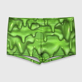 Мужские купальные плавки 3D с принтом Green Slime в Петрозаводске, Полиэстер 85%, Спандекс 15% |  | Тематика изображения на принте: drips | green | slime | желе | зелёный | слайм