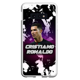 Чехол для Samsung S10E с принтом Cristiano Ronaldo в Петрозаводске, Силикон | Область печати: задняя сторона чехла, без боковых панелей | cristiano | cristiano ronaldo | ronaldo | криштиану роналду | криштиану роналду душ сантуш авейру | португалия | ювентус