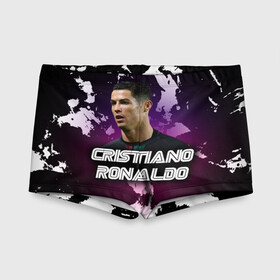 Детские купальные плавки 3D с принтом Cristiano Ronaldo в Петрозаводске, Полиэстер 85%, Спандекс 15% | Слитный крой, подклад по переду изделия, узкие бретели | cristiano | cristiano ronaldo | ronaldo | криштиану роналду | криштиану роналду душ сантуш авейру | португалия | ювентус