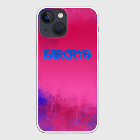 Чехол для iPhone 13 mini с принтом Far Cry 6 в Петрозаводске,  |  | far cry 6 | дым | игра | лого | надпись | частицы