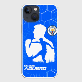 Чехол для iPhone 13 mini с принтом СЕРХИО АГУЭРО   МАНЧЕСТЕР СИТИ в Петрозаводске,  |  | football | manchester city | sergio leonel aguero del castillo | sport | манчестер сити | сборная аргентины. | спорт | футбол