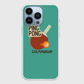 Чехол для iPhone 13 Pro с принтом ping pong в Петрозаводске,  |  | ping pong | sport | tennis | настольный теннис | пинг понг | ракетка | спорт | теннис
