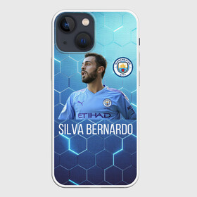 Чехол для iPhone 13 mini с принтом Silva Bernardo Манчестер Сити в Петрозаводске,  |  | manchester city | бернарду силва | манчестер сити | сборная португалии | футбол | футболист