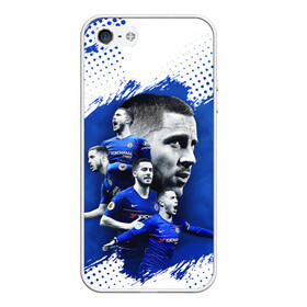 Чехол для iPhone 5/5S матовый с принтом ЭДЕН АЗАР / EDEN HAZARD в Петрозаводске, Силикон | Область печати: задняя сторона чехла, без боковых панелей | chelsea | eden michael hazard | football | real madrid | sport | uefa | реал мадрид | сборная бельгии. | спорт | уефа | футбол | хазард | челси | эден азар