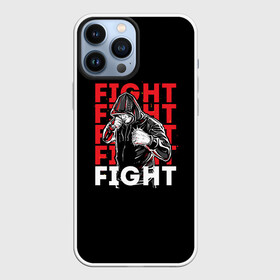 Чехол для iPhone 13 Pro Max с принтом FIGHT в Петрозаводске,  |  | boxing | fight club | mma | ufc | боевые искусства | боец | бои | бойцовский клуб | бокс | боксёр | борьба | воин | единоборства | кикбоксинг | майк тайсон | мма | муай тай | мухаммед али | рукопашный бой | сила