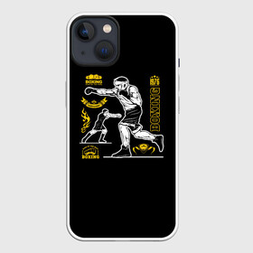 Чехол для iPhone 13 с принтом BOXING в Петрозаводске,  |  | boxing | fight club | mma | ufc | боевые искусства | боец | бои | бойцовский клуб | бокс | боксёр | борьба | воин | единоборства | кикбоксинг | майк тайсон | мма | муай тай | мухаммед али | рукопашный бой | сила