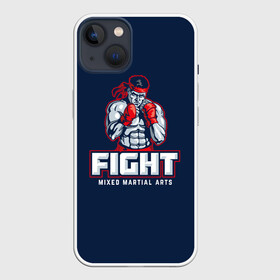 Чехол для iPhone 13 с принтом Боксёр в Петрозаводске,  |  | boxing | fight club | mma | ufc | боевые искусства | боец | бои | бойцовский клуб | бокс | боксёр | борьба | воин | единоборства | кикбоксинг | майк тайсон | мма | муай тай | мухаммед али | рукопашный бой | сила