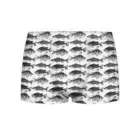 Мужские трусы 3D с принтом рыбки в Петрозаводске, 50% хлопок, 50% полиэстер | классическая посадка, на поясе мягкая тканевая резинка | ocean | sea | киты | море | морской принт | морской фон | океан | паттерн | рыбы | текстуры