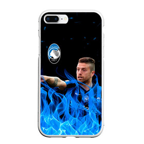 Чехол для iPhone 7Plus/8 Plus матовый с принтом Atalanta Алехандро Гомес в Петрозаводске, Силикон | Область печати: задняя сторона чехла, без боковых панелей | Тематика изображения на принте: alejandro gomez | atalanta | football | football club | sport | алехандро гомес | аталанта | спорт | спортивные | униформа | фирменные цвета | футбол | футбольный клуб