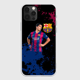 Чехол для iPhone 12 Pro Max с принтом Barcelona Луис Суарес в Петрозаводске, Силикон |  | barca | barcelona | fc barca | luis suarez | барка | барселона | луис суарес