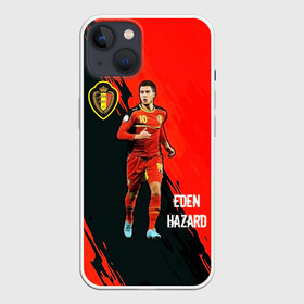 Чехол для iPhone 13 с принтом Эден Азар Eden Hazard в Петрозаводске,  |  | eden hazard | football | real madrid | sport | азар эден | бельгия | известные личности | мужчинам | реал мадрид | сборная бельгии | спорт | спортсмены | футболист | хобби