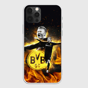 Чехол для iPhone 12 Pro Max с принтом ЭРЛИНГ ХОЛАНД / ERLING HAALAND в Петрозаводске, Силикон |  | borussia | erling braut haaland | football | sport | uefa | боруссия | сборная норвегии. | спорт | уефа | футбол | эрлинг холанд