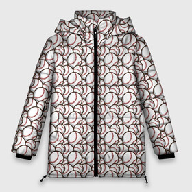 Женская зимняя куртка Oversize с принтом Бейсбольные Мячи в Петрозаводске, верх — 100% полиэстер; подкладка — 100% полиэстер; утеплитель — 100% полиэстер | длина ниже бедра, силуэт Оверсайз. Есть воротник-стойка, отстегивающийся капюшон и ветрозащитная планка. 

Боковые карманы с листочкой на кнопках и внутренний карман на молнии | a game | ball | baseball | baseball championship | baseball club | baseball league | bat | competition | sport | team | бейсбол | бейсбольная лига | бейсбольный клуб | бита | игра | мяч | соревнования | спорт | чемпионат по бейсболу