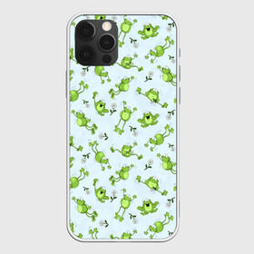 Чехол для iPhone 12 Pro Max с принтом Веселые лягушки в Петрозаводске, Силикон |  | веселая лягушка | лягушка | лягушки | ромашки