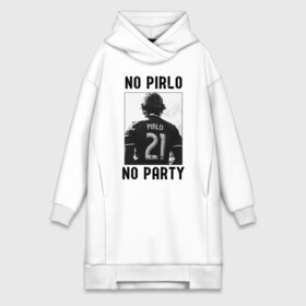 Платье-худи хлопок с принтом No Pirlo no party в Петрозаводске,  |  | Тематика изображения на принте: andrea pirlo | football | juventus | pirlo | vdkarsvet | андреа пирло | пирло | футбол | ювентус