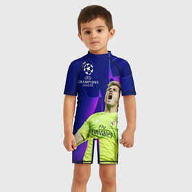Детский купальный костюм 3D с принтом Iker Casillas в Петрозаводске, Полиэстер 85%, Спандекс 15% | застежка на молнии на спине | casillas | football | iker | iker casillas | porto | real | real madrid | vdkarsvet | икер | икер касильяс | касильяс | потру | реал | реал мадрид | футбол