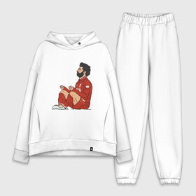 Женский костюм хлопок Oversize с принтом Salah   Liverpool в Петрозаводске,  |  | england | football | liverpool | salah | sport | англия | гол | египет | клопп | кубок | ливерпуль | мохамед | мяч | салах | спорт | футбол | футболист | чемпион | чемпионат