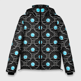 Мужская зимняя куртка 3D с принтом Жемчужина моря в Петрозаводске, верх — 100% полиэстер; подкладка — 100% полиэстер; утеплитель — 100% полиэстер | длина ниже бедра, свободный силуэт Оверсайз. Есть воротник-стойка, отстегивающийся капюшон и ветрозащитная планка. 

Боковые карманы с листочкой на кнопках и внутренний карман на молнии. | Тематика изображения на принте: cute | ocean spirit | pattern | pearl | дух океана | жемчуг | жемчужина | моллюск | море | паттерн | раковина | ракушка | ракушки